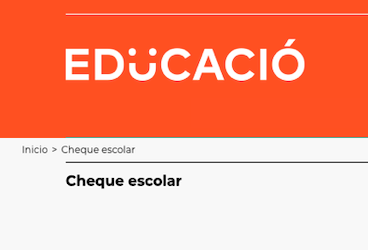 Cheque escolar 2020-2021